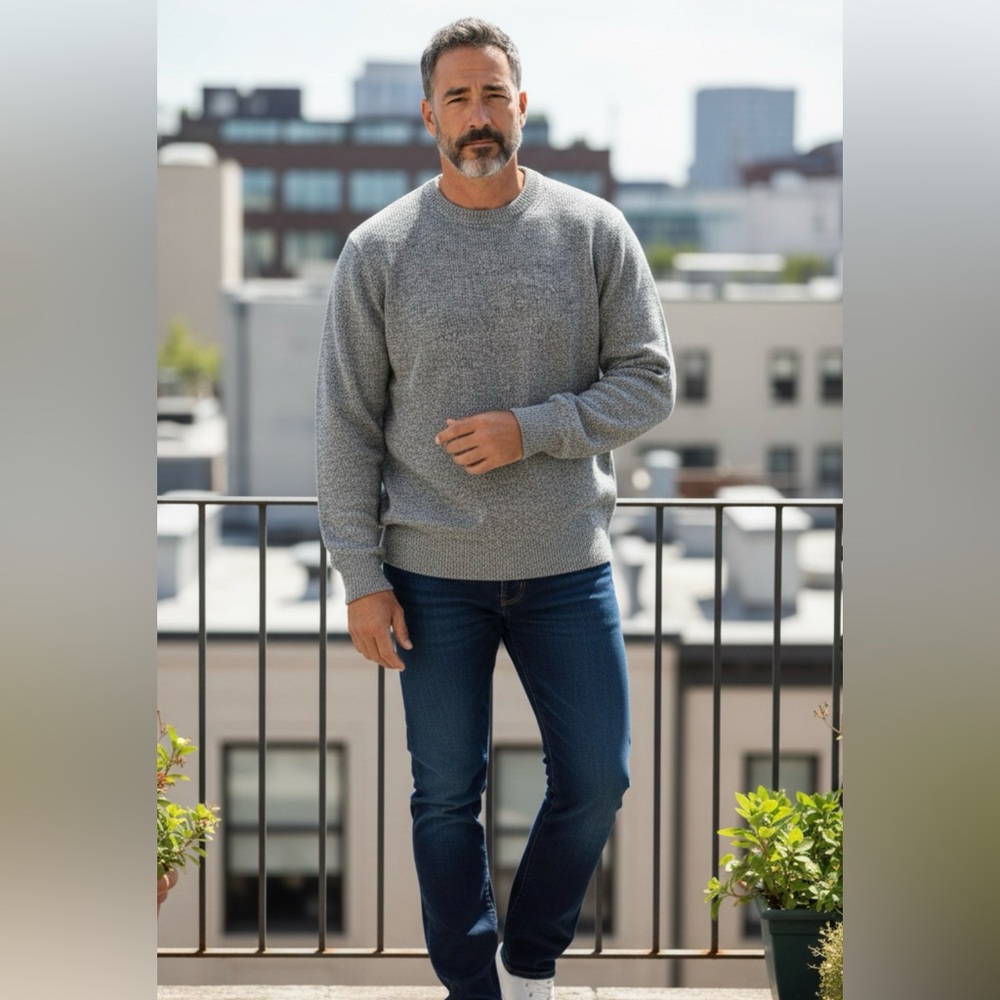 NWOT Dockers Designed In California Grey Sweater - Picture 4 of 7
